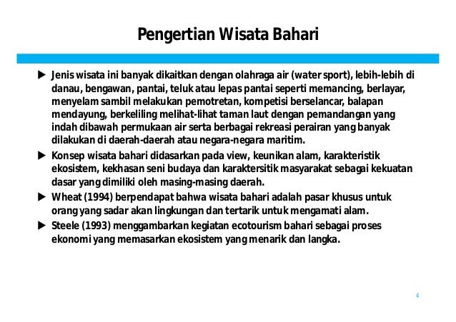 Pengembangan pariwisata bahari