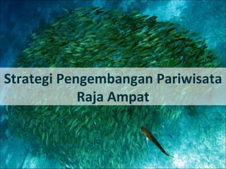 Strategi Pengembangan Pariwisata Raja Ampat 