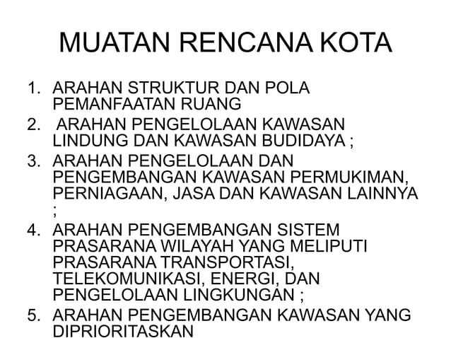 Pengembangan_wilayah_perkotaan bagi pemu | PPTX