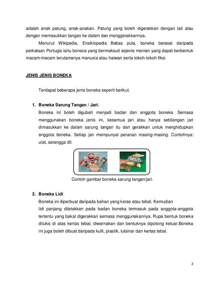 Pengenalan boneka