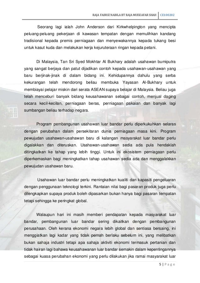 Globalisasi Sesuatu Produk Dari Keusahawanan Luar Bandar