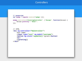 Pengenalan AngularJS | PPT