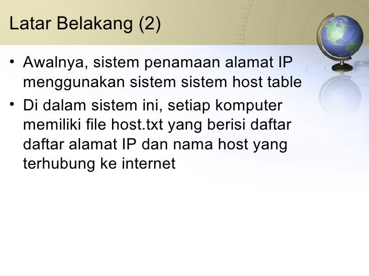 Pengenalan DNS