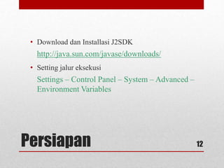 Pengenalan java-oop | PPT