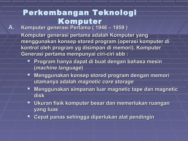 Pengenalan perkembangan-komputer | PPT