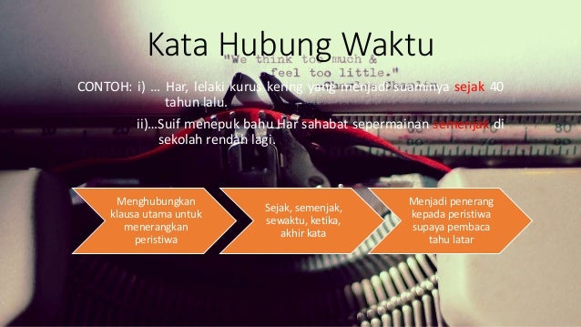 WACANA - KOHESI KATA HUBUNG