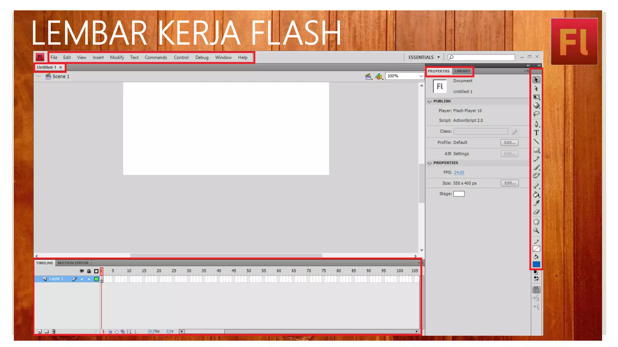 LEMBAR KERJA FLASH
 