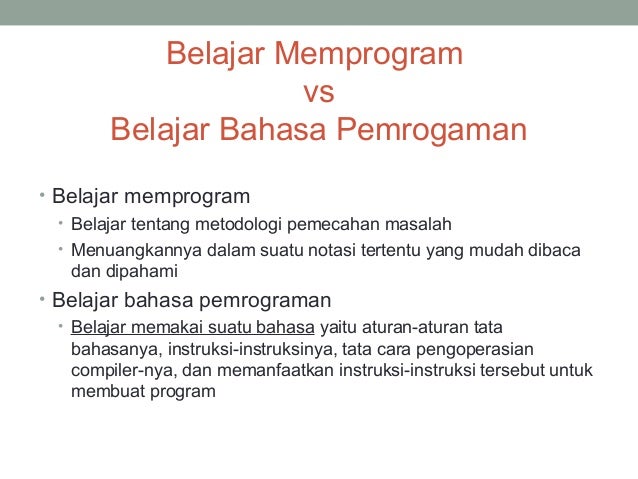 Pengenalan algoritma
