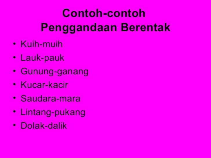 Bentuk Kata