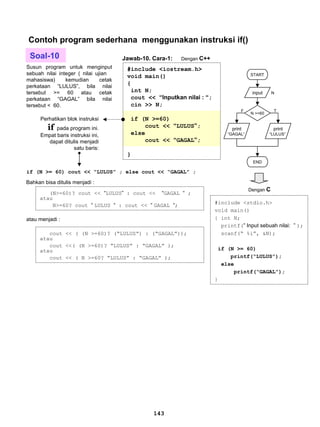 Pengenalan c++ bagian 3 | PDF