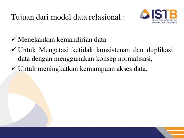 Contoh Database Relasional - Lauras Stekkie