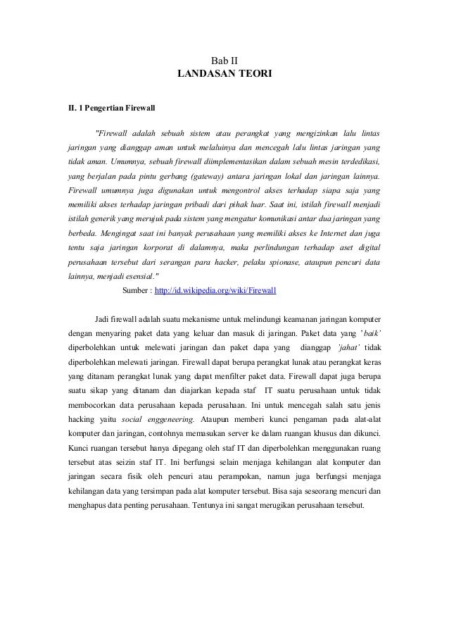 √ Contoh landasan teori dalam jurnal