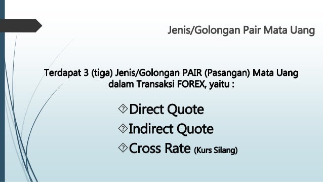 Pengenalan forex