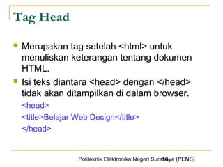 Pengenalan html | PPT