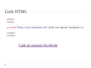 Link HTML
 