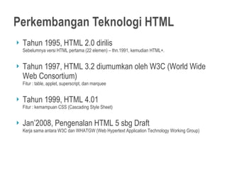 Pengenalan html5 | PPT