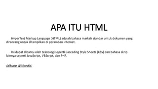 BAHASA PEMROGRAMAN PENGENALAN HTML DAN CSS.pptx