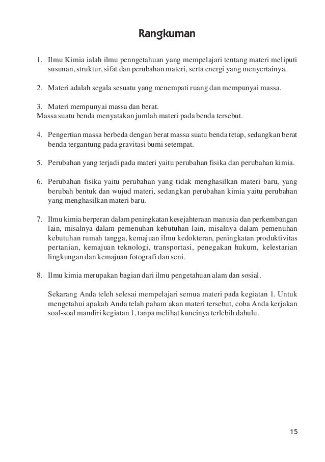Soal Kimia Kls 10 Tentang Pengenalan Ilmu Kimia Beserta Pembahasannya