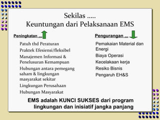 Ketrampilan Berfikir
(Kecerdasan Intelektual)
• Hidup bahagia dunia dan akhirat.Visi
• Bekerja profesional/devosional (ibadah).
• Bekerja sesuai dengan norma hukum dan
agama.
Misi
• Pantang menyerah.Tekad/karakter
• Jujur.
• Sederhana.Nilai
• Mulai dari : diri sendiri; hal-hal kecil; sekarang.
• Membiasakan yang benar, bukan
membenarkan yang biasa.
Strategi
 