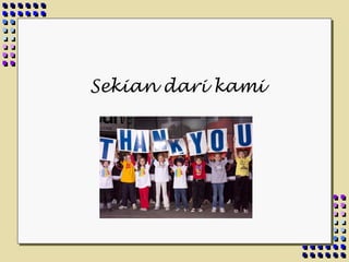 KEBUTUHAN
JASMANI
Kebutuhan manusia
yang berhubungan
dengan fisik atau
jasmani
Misalnya :
kebutuhan makanan
yang bergizi,
minuman,
obat - obatan,
vitamin, kosmetik,
olahraga, istirahat
yang cukup.
 