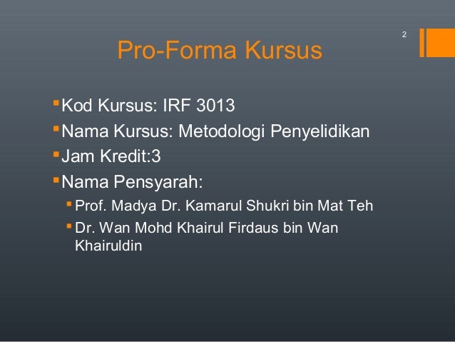 Kursus forex dr wan
