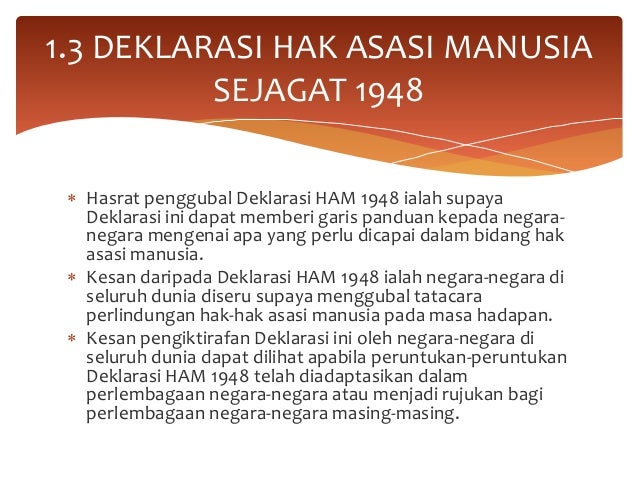 Pengenalan Kepada Hak Asasi Manusia