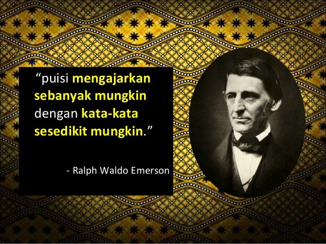 Pengenalan kepada  puisi 