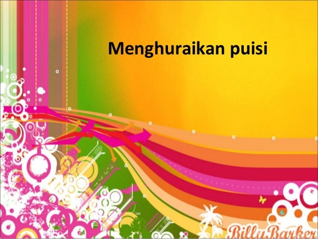 Pengenalan kepada  puisi 
