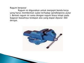 Pengenalan kerja bangku | PPTX