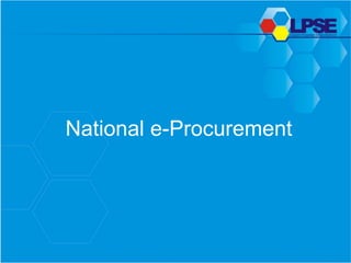 National e-Procurement
 