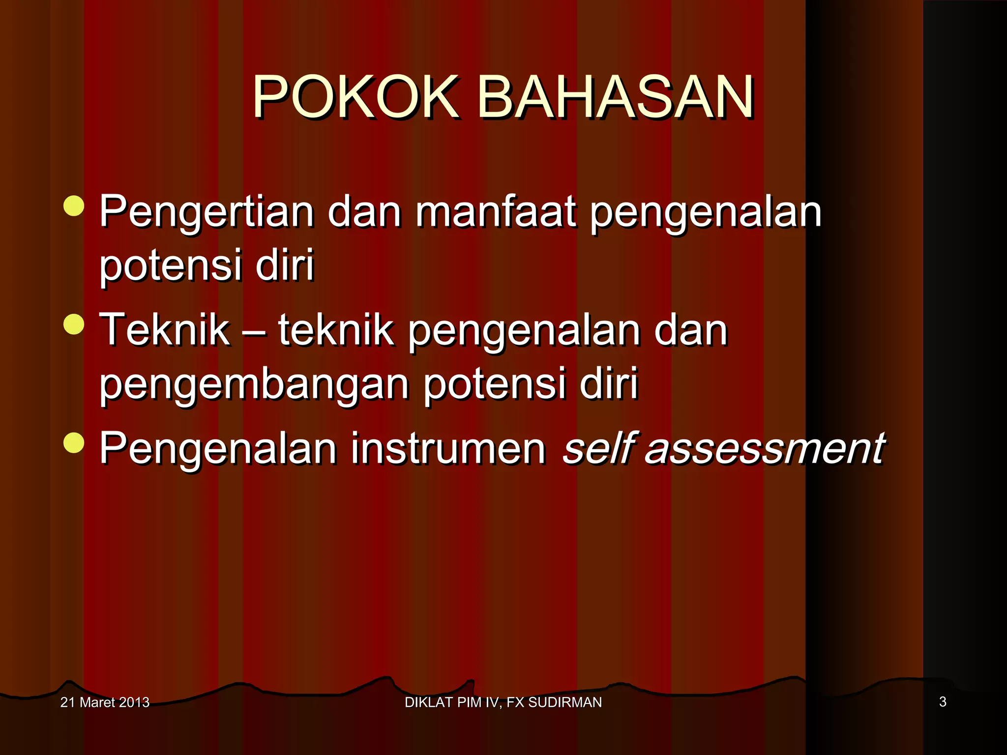 Pengenalan & pengukuran potensi diri | PPT