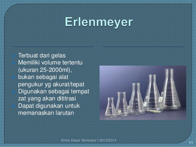 Pengenalan peralatan laboratorium kimia sederhana