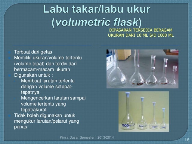 Pengenalan peralatan laboratorium kimia sederhana