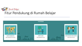 Fitur Pendukung di Rumah Belajar
 
