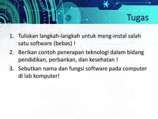 Software Computer Contoh Pengenalan software | PPTX