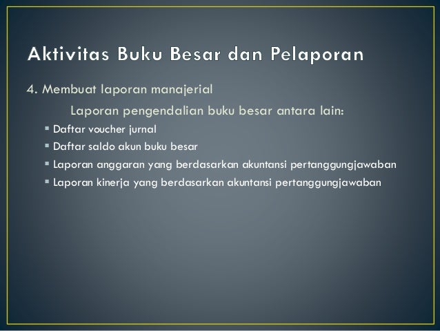 Pengendalian Buku Besar Sistem Informasi Akuntansi