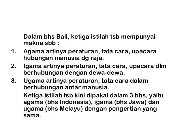Pengertian agama