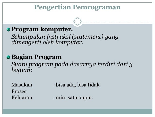 Pengertian algoritma