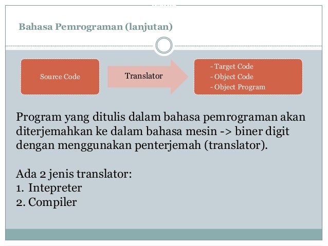 Pengertian algoritma Pengertian algoritma