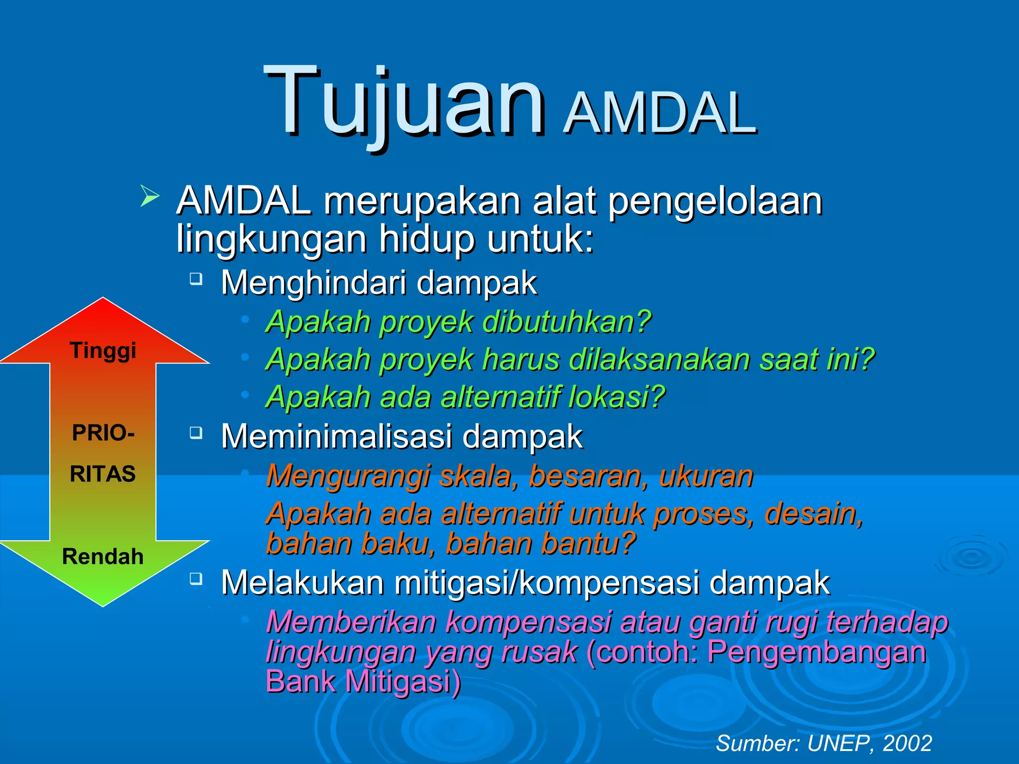Matriks Rkl Rpl Amdal Pengertian amdal (andal, rkl, rpl) 2 | PPT