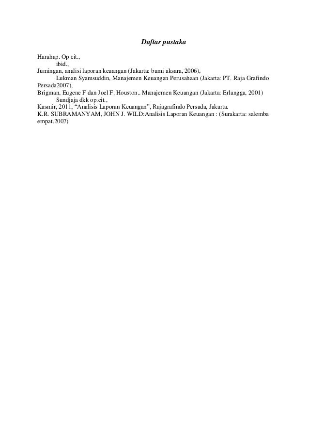 Buku Analisis Laporan Keuangan Subramanyam Pdf Berbagai Buku