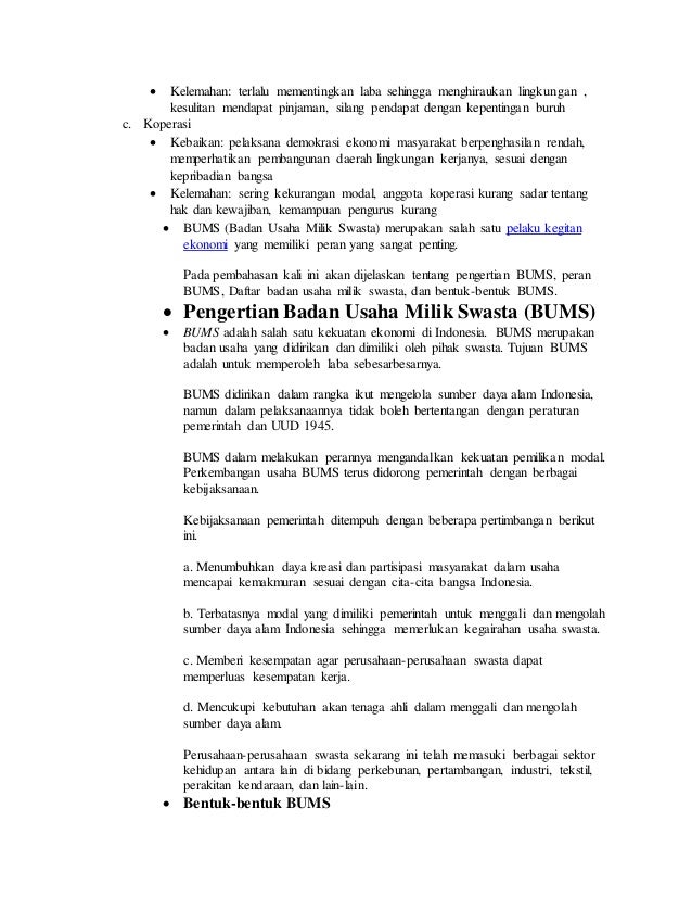 Pengertian Bumn