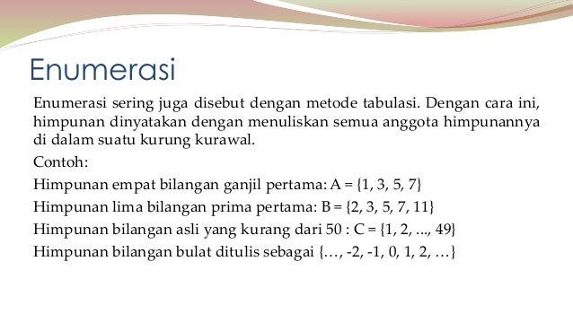 Pengertian Dan Cara Menyatakan Himpunan