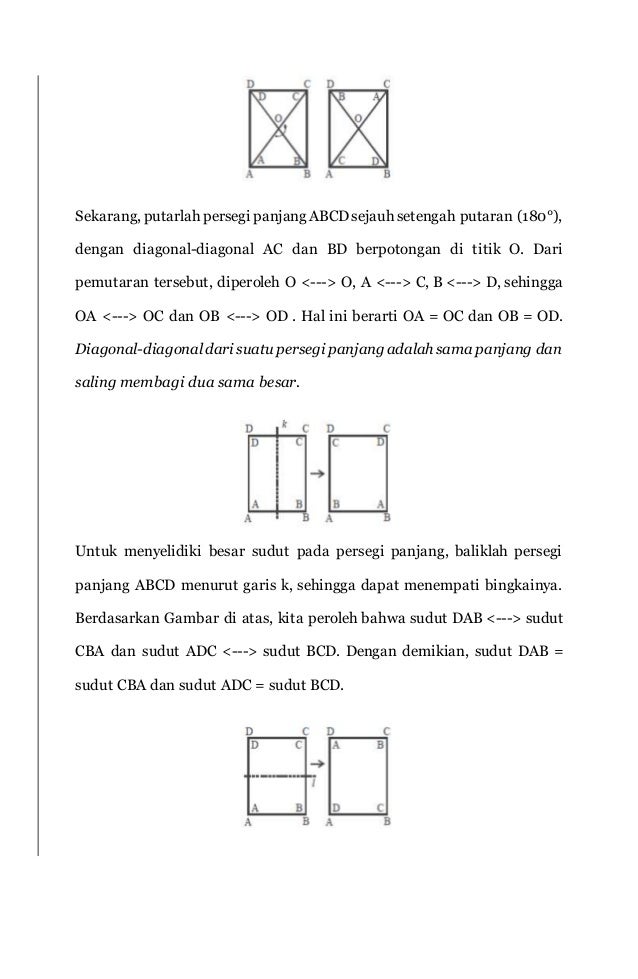 Pengertian Dan Sifat Persegi Panjang