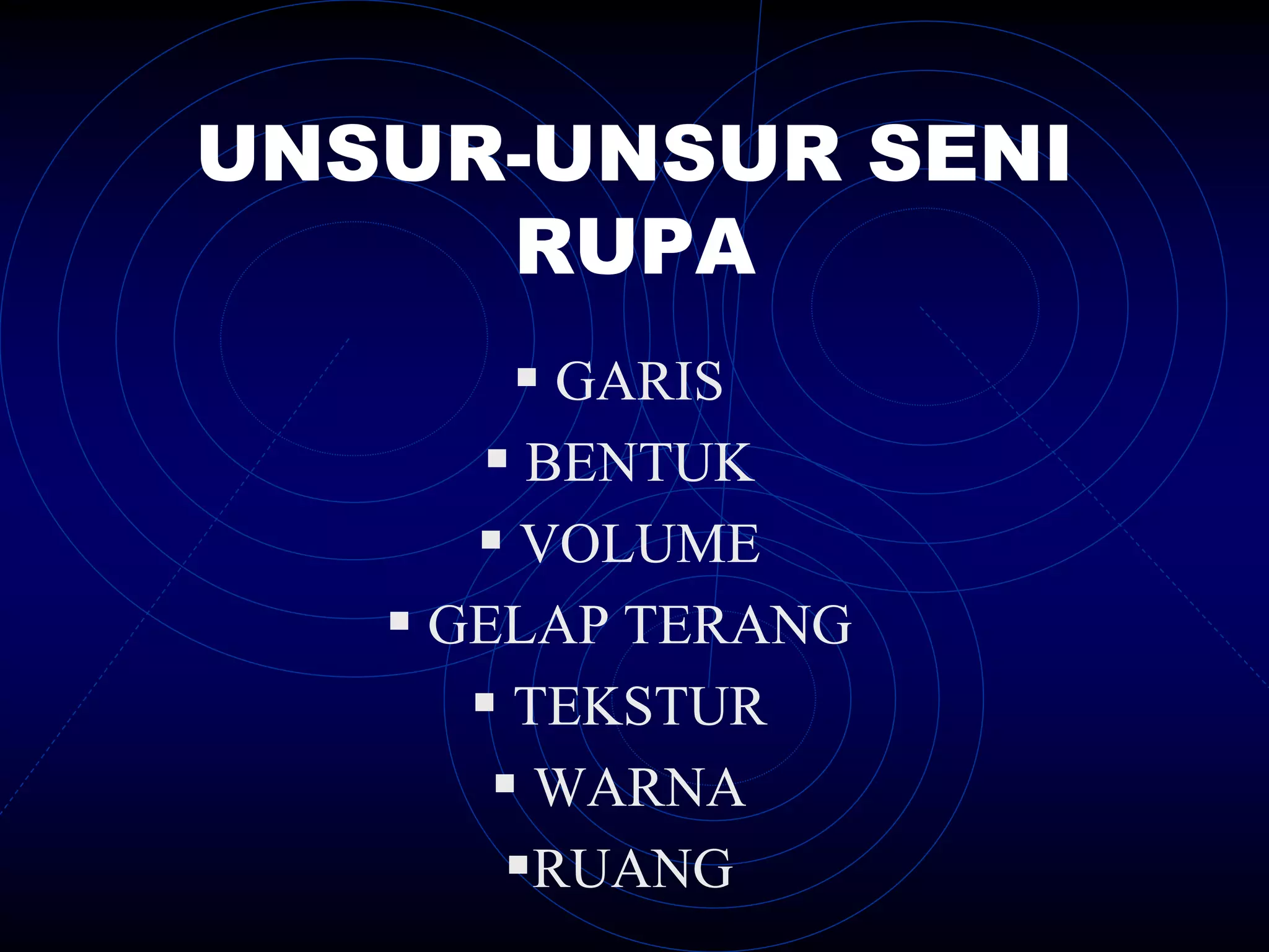 Unsur Rupa Movement Pengertian dan unsur unsur seni rupa | PPTX