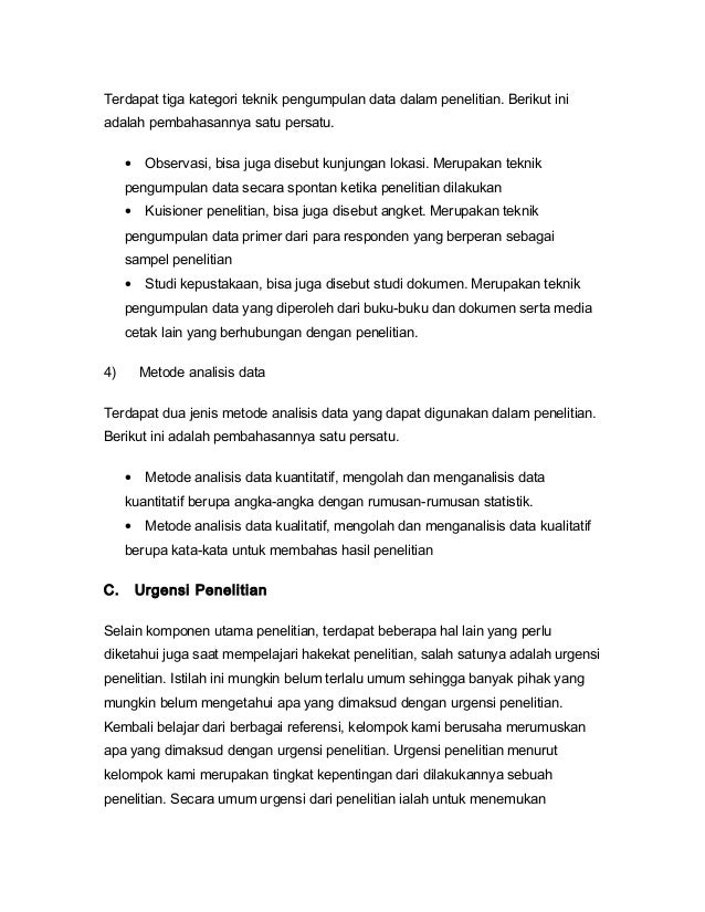 Pengertian Dan Urgensi Penelitian
