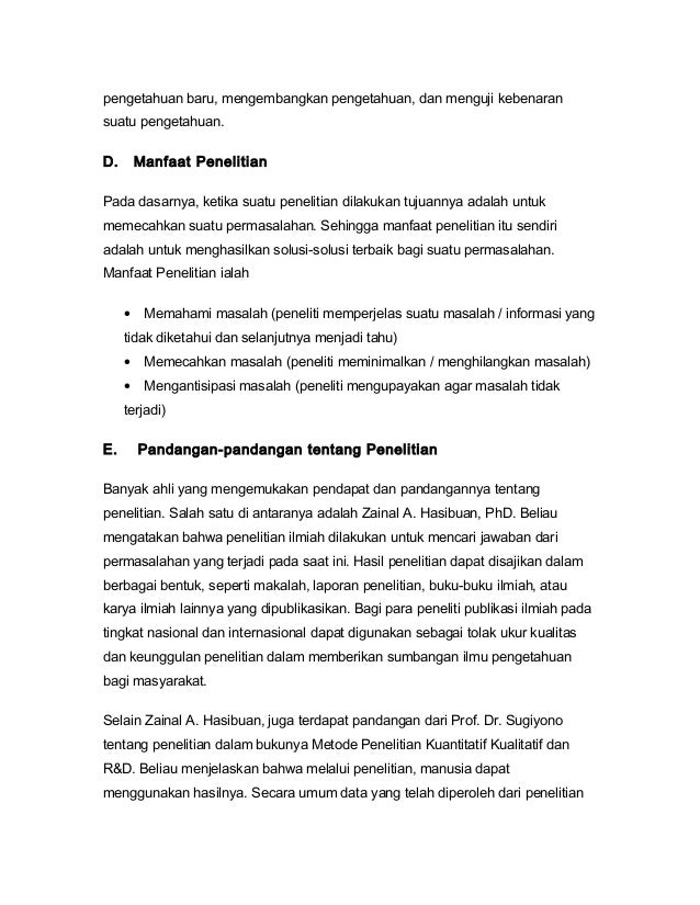 Pengertian Dan Urgensi Penelitian