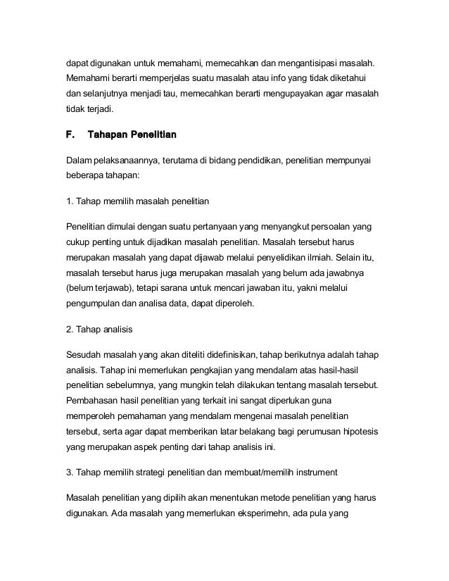 Pengertian dan urgensi penelitian