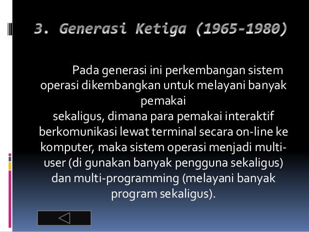 Pengertian dari sistem operasi (os)