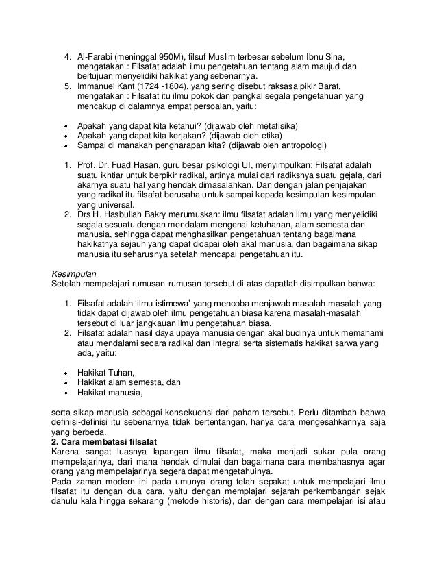 Pengertian Filsafat